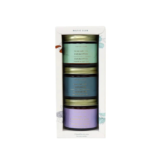 Ensemble de 3 mini bougies Aroma