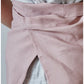 Demi Tablier En Lin - Vieux Rose