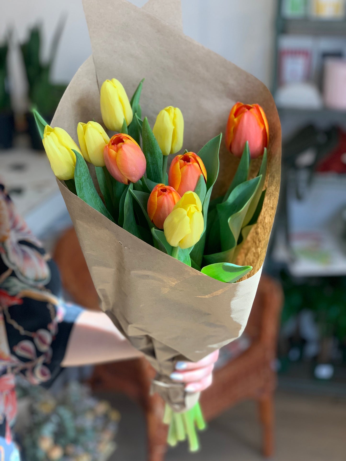 Bouquet de Tulipes (pré-commande) - Bouquet de 10 tulipes - 