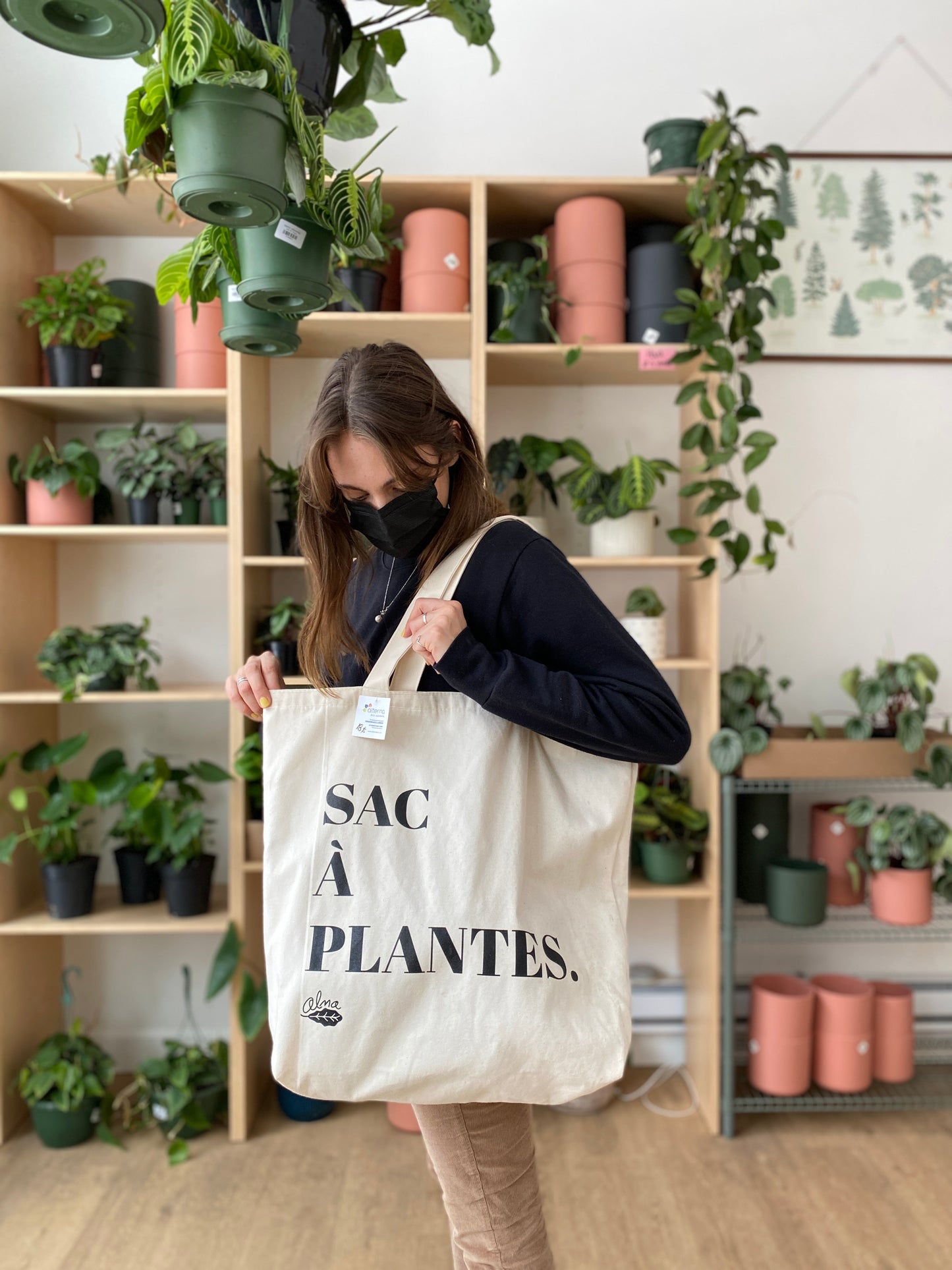 Grand “sac à plantes’’ réutilisable