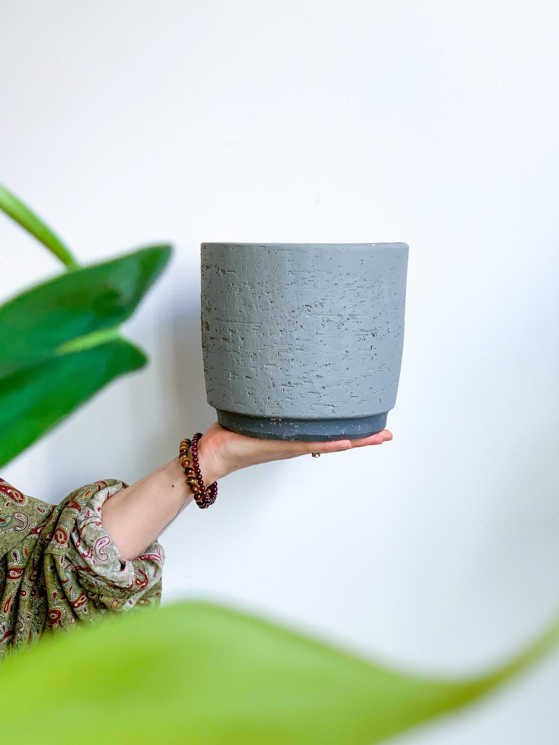 Cache-Pot Néria - Bleu Gris