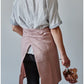 Demi Tablier En Lin - Vieux Rose