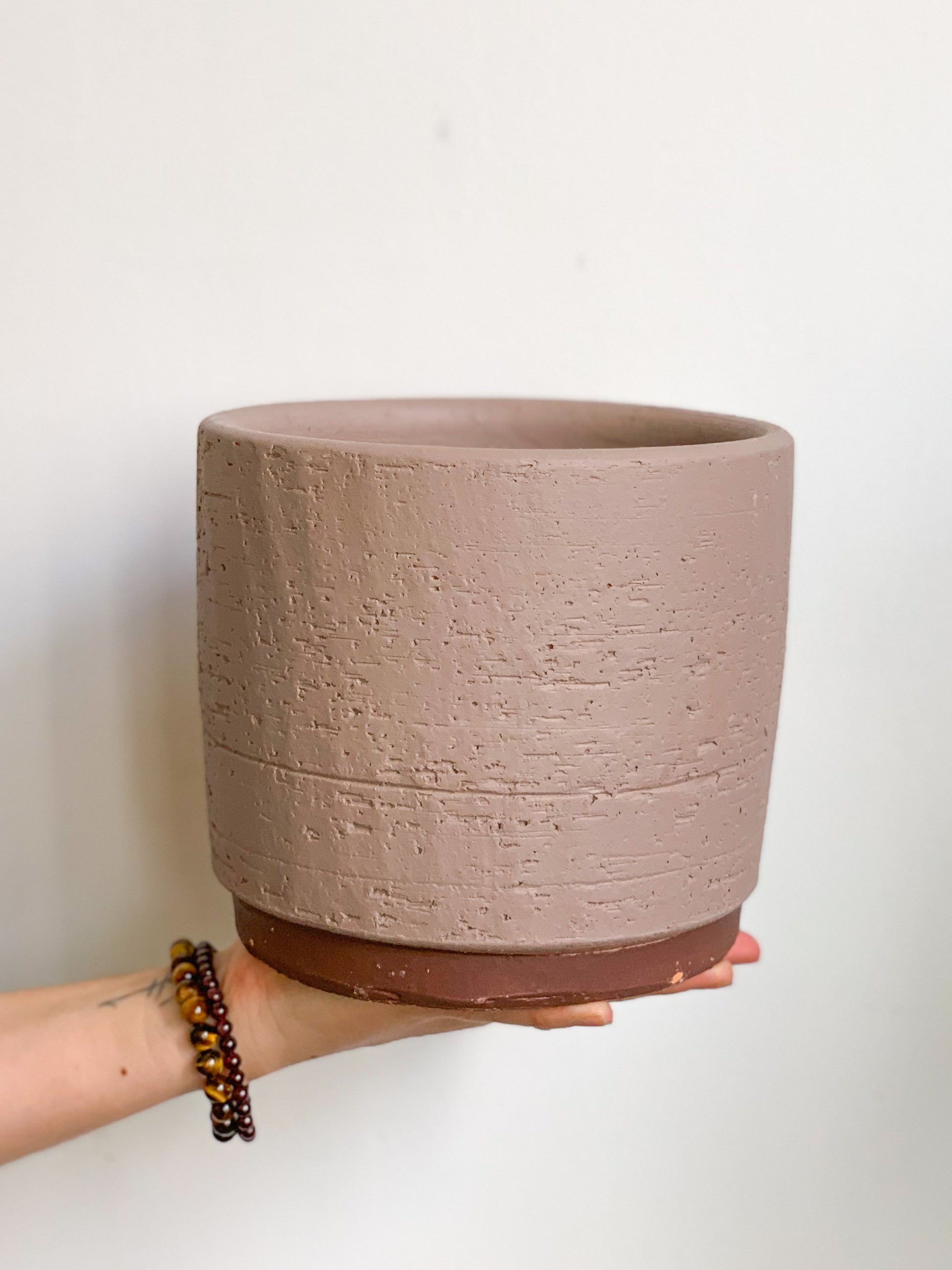 Cache-Pot Néria - Vieux Rose Vieux / 7 Po. (18 Cm)